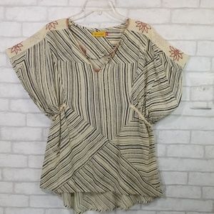 Benares Embroidered blouse size M